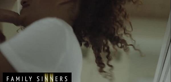 (Tommy Pistol) Eats Gorgeous (Scarlit Scandals) Trimmed Pussy Pounds Her Hardcore - Family Sinners